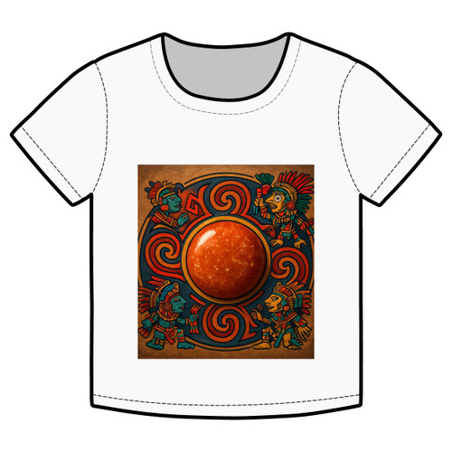 Sunstone Embrace - Organic Rib Baby Tee Sunstone Embrace - Organic Rib Baby Tee