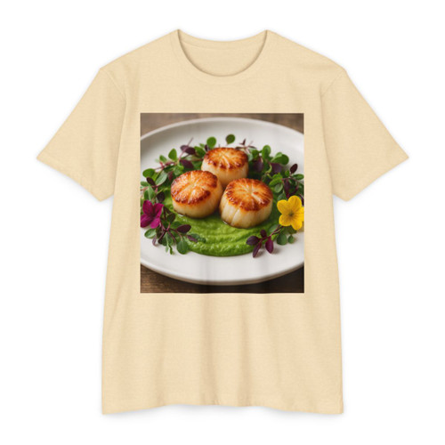 Savory Elegance - Unisex CVC Jersey T-shirt