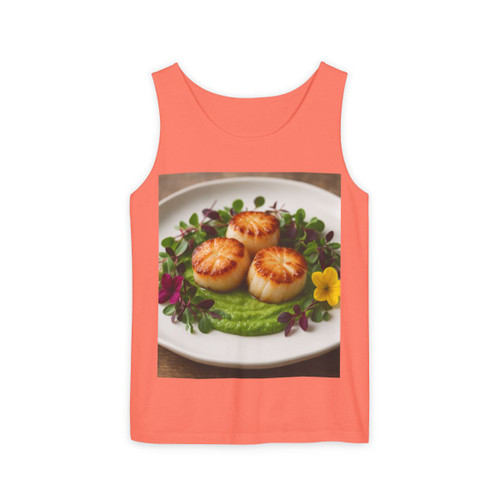 Savory Elegance - Unisex Garment-Dyed Tank Top