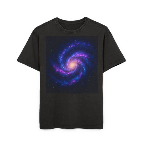 Galactic Symphony - Men's Acid Washed Heavy Oversize Tee