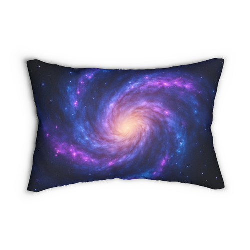Galactic Symphony - Spun Polyester Lumbar Pillow