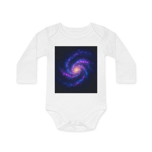 Galactic Symphony - Baby Long-Sleeve Organic Bodysuit
