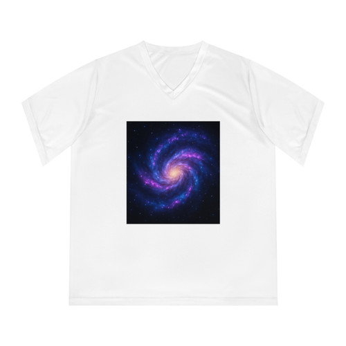 Galactic Symphony - Women's Performance V-Neck T-Shirt