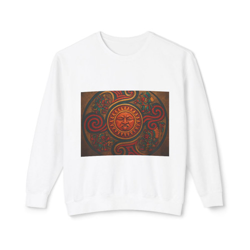Sunstone Embrace - Unisex Lightweight Crewneck Sweatshirt Sunstone Embrace - Unisex Lightweight Crewneck Sweatshirt