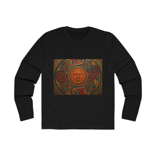 Sunstone Embrace - Men's Long Sleeve Crew Tee Sunstone Embrace - Men's Long Sleeve Crew Tee
