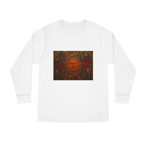 Sunstone Embrace - Long Sleeve Crewneck Tee Sunstone Embrace - Long Sleeve Crewneck Tee