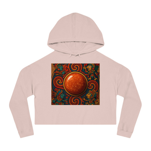 Sunstone Embrace - Women’s Cropped Hooded Sweatshirt Sunstone Embrace - Women’s Cropped Hooded Sweatshirt