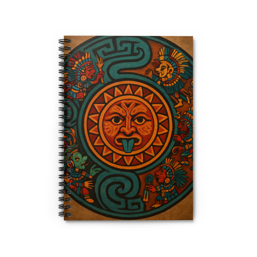 Sunstone Embrace - Spiral Notebook - Ruled Line