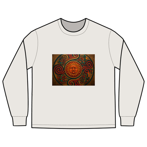 Sunstone Embrace - Men's Heavy Faded Long Sleeve Tee Sunstone Embrace - Men's Heavy Faded Long Sleeve Tee