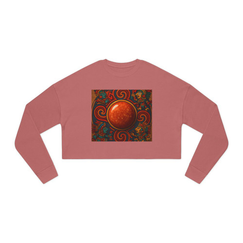 Sunstone Embrace - Women's Cropped Sweatshirt