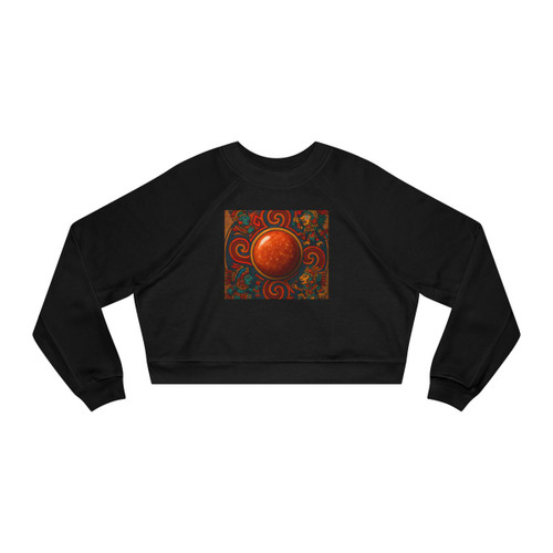 Sunstone Embrace - Women's Cropped Fleece Pullover Sunstone Embrace - Women's Cropped Fleece Pullover