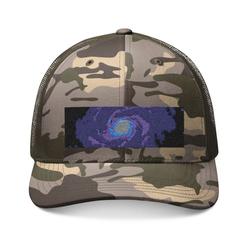 Galactic Symphony - Camouflage Trucker Hat (Embroidery)
