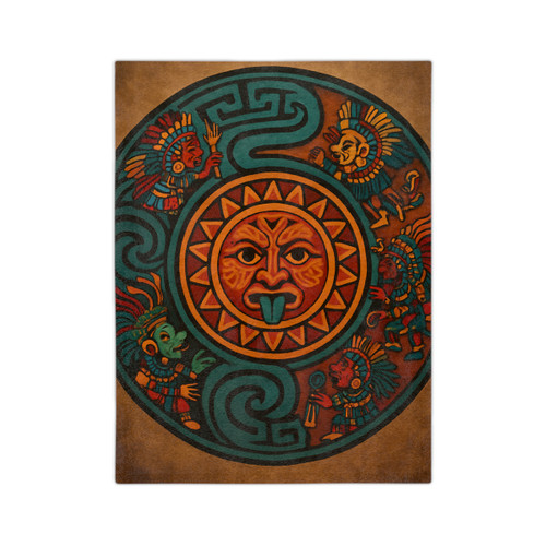 Sunstone Embrace - Velveteen Microfiber Blanket