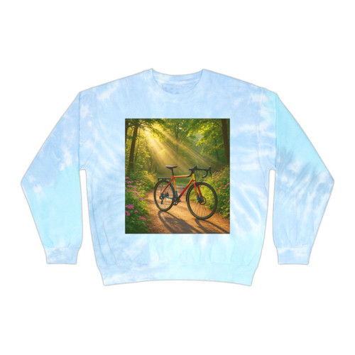 Pedal Through Paradise - Unisex Tie-Dye Sweatshirt Pedal Through Paradise - Unisex Tie-Dye Sweatshirt