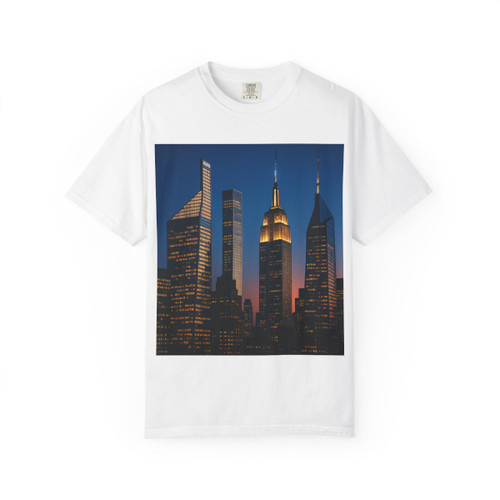 Metropolitan Marvels - Unisex Garment-Dyed T-shirt