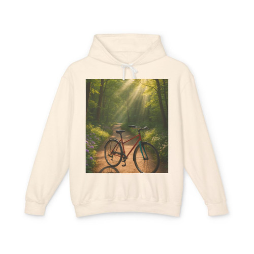 Pedal Through Paradise - Unisex Lightweight Hooded Sweatshirt Pedal Through Paradise - Unisex Lightweight Hooded Sweatshirt