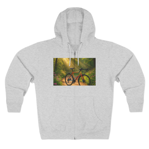 Pedal Through Paradise - Unisex Zip Hoodie Pedal Through Paradise - Unisex Zip Hoodie