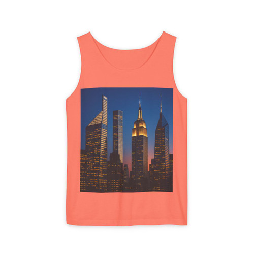 Metropolitan Marvels - Unisex Garment-Dyed Tank Top