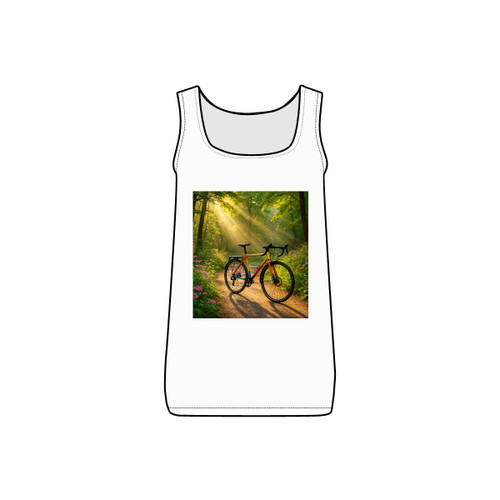 Pedal Through Paradise - Women's Micro Ribbed Tank Pedal Through Paradise - Women's Micro Ribbed Tank