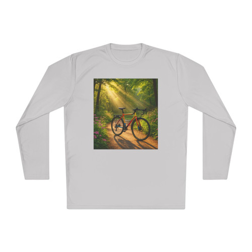 Pedal Through Paradise - Unisex Lightweight Long Sleeve Tee Pedal Through Paradise - Unisex Lightweight Long Sleeve Tee