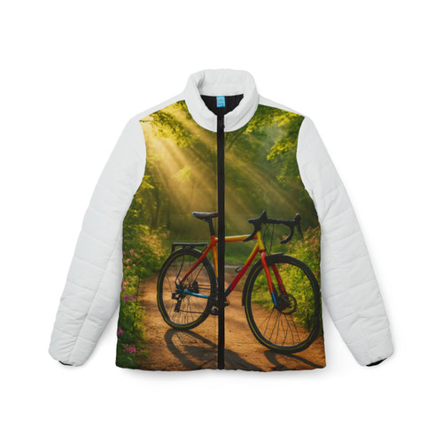 Pedal Through Paradise - Women’s Puffer Jacket (AOP) Pedal Through Paradise - Women’s Puffer Jacket (AOP)