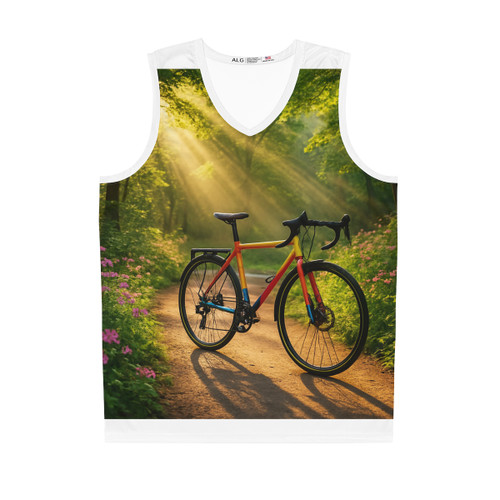 Pedal Through Paradise - Basketball Jersey (AOP) Pedal Through Paradise - Basketball Jersey (AOP)