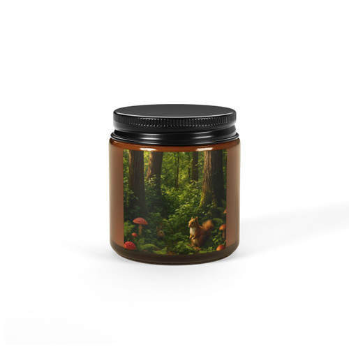 Ecosystem Harmony - Scented Soy Candle (Multi-Size, Amber Jar)