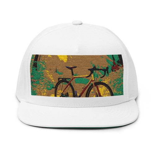 Pedal Through Paradise - Flat Bill Cap (Embroidery) Pedal Through Paradise - Flat Bill Cap (Embroidery)
