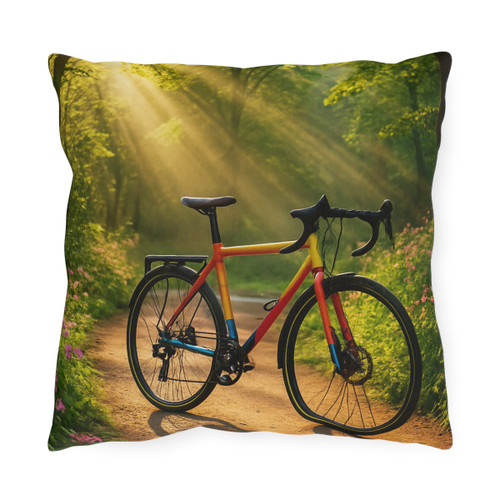 Pedal Through Paradise - Outdoor Pillows