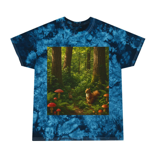 Ecosystem Harmony - Tie-Dye Tee, Crystal