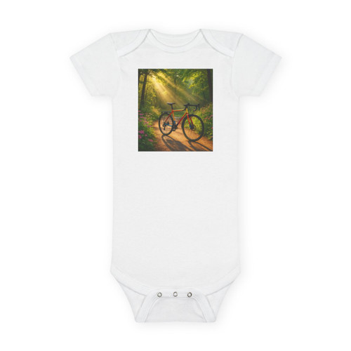 Pedal Through Paradise - Baby Short Sleeve Onesie® Pedal Through Paradise - Baby Short Sleeve Onesie®