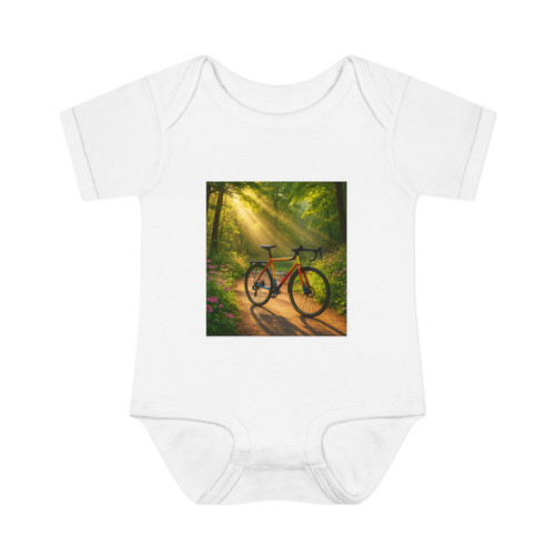Pedal Through Paradise - Infant Baby Rib Bodysuit Pedal Through Paradise - Infant Baby Rib Bodysuit