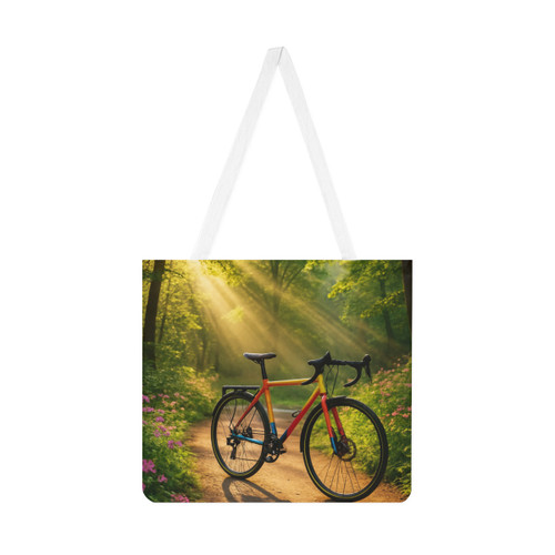Pedal Through Paradise - Shoulder Tote Bag (AOP) Pedal Through Paradise - Shoulder Tote Bag (AOP)