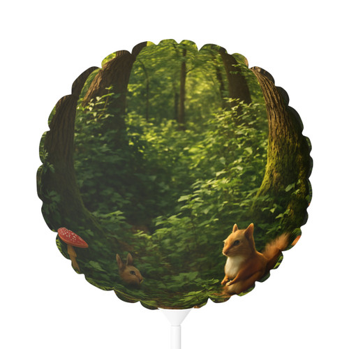 Ecosystem Harmony - Balloon (Round and Heart-shaped), 11"