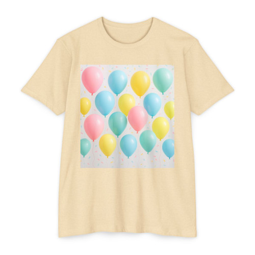 Whimsical Balloon Bash - Unisex CVC Jersey T-shirt Whimsical Balloon Bash - Unisex CVC Jersey T-shirt