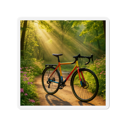 Pedal Through Paradise - Die-Cut Magnets