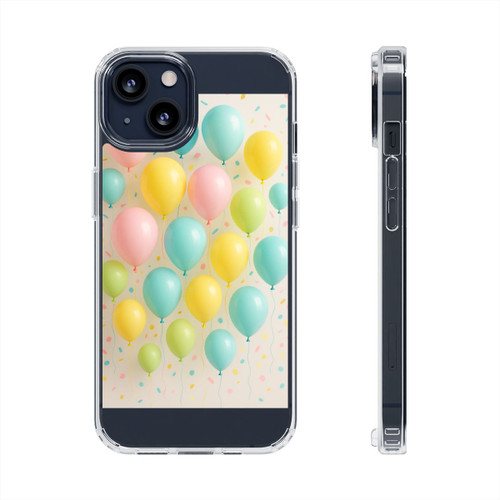 Whimsical Balloon Bash - Clear Impact-Resistant Cases