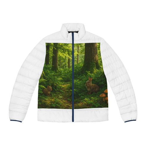 Ecosystem Harmony - Men's Puffer Jacket (AOP) Ecosystem Harmony - Men's Puffer Jacket (AOP)