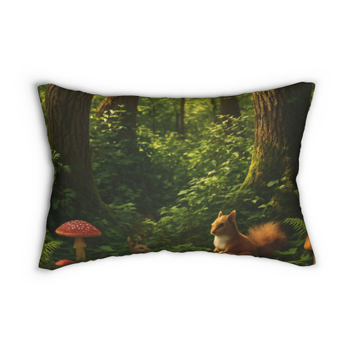 Ecosystem Harmony - Spun Polyester Lumbar Pillow