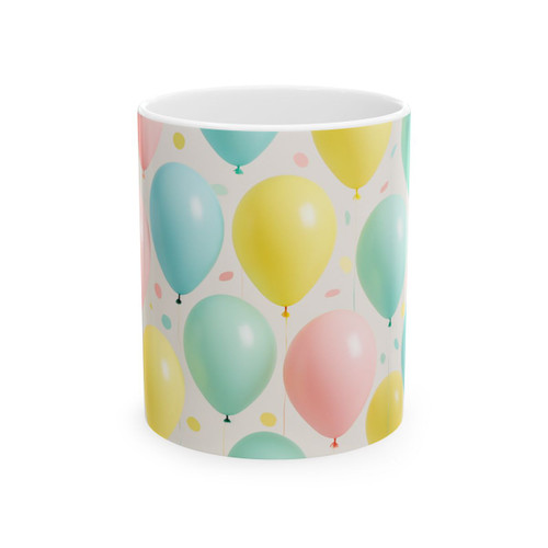 Whimsical Balloon Bash - Ceramic Mug, (11oz, 15oz)