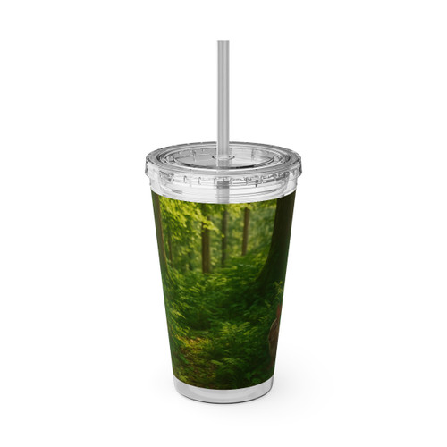 Ecosystem Harmony - Sunsplash Tumbler with Straw, 16oz