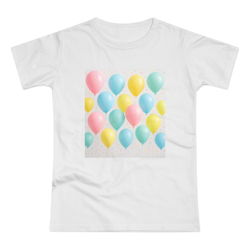 Whimsical Balloon Bash - Single Jersey Women's T-shirt Whimsical Balloon Bash - Single Jersey Women's T-shirt