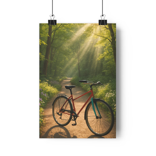 Pedal Through Paradise - Paper Poster