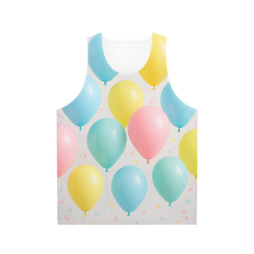 Whimsical Balloon Bash - Unisex Tank Top (AOP) Whimsical Balloon Bash - Unisex Tank Top (AOP)
