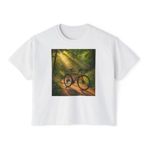 Pedal Through Paradise - Women's Boxy Tee Pedal Through Paradise - Women's Boxy Tee