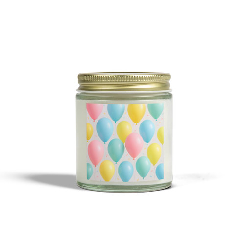 Whimsical Balloon Bash - Scented Candles, Coconut Apricot Wax (4oz, 9oz)