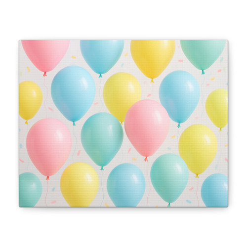 Whimsical Balloon Bash - Matte Canvas, Stretched, 1.25"