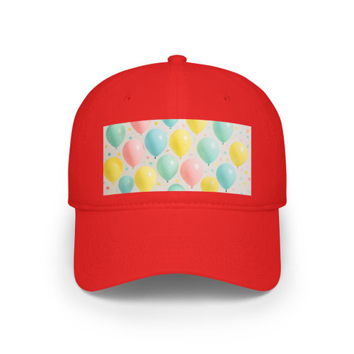 Whimsical Balloon Bash - Low Profile Baseball Cap