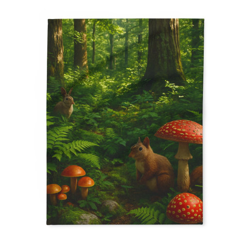 Ecosystem Harmony - Arctic Fleece Blanket