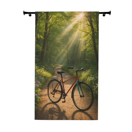 Pedal Through Paradise - Window Curtains (1 Piece)